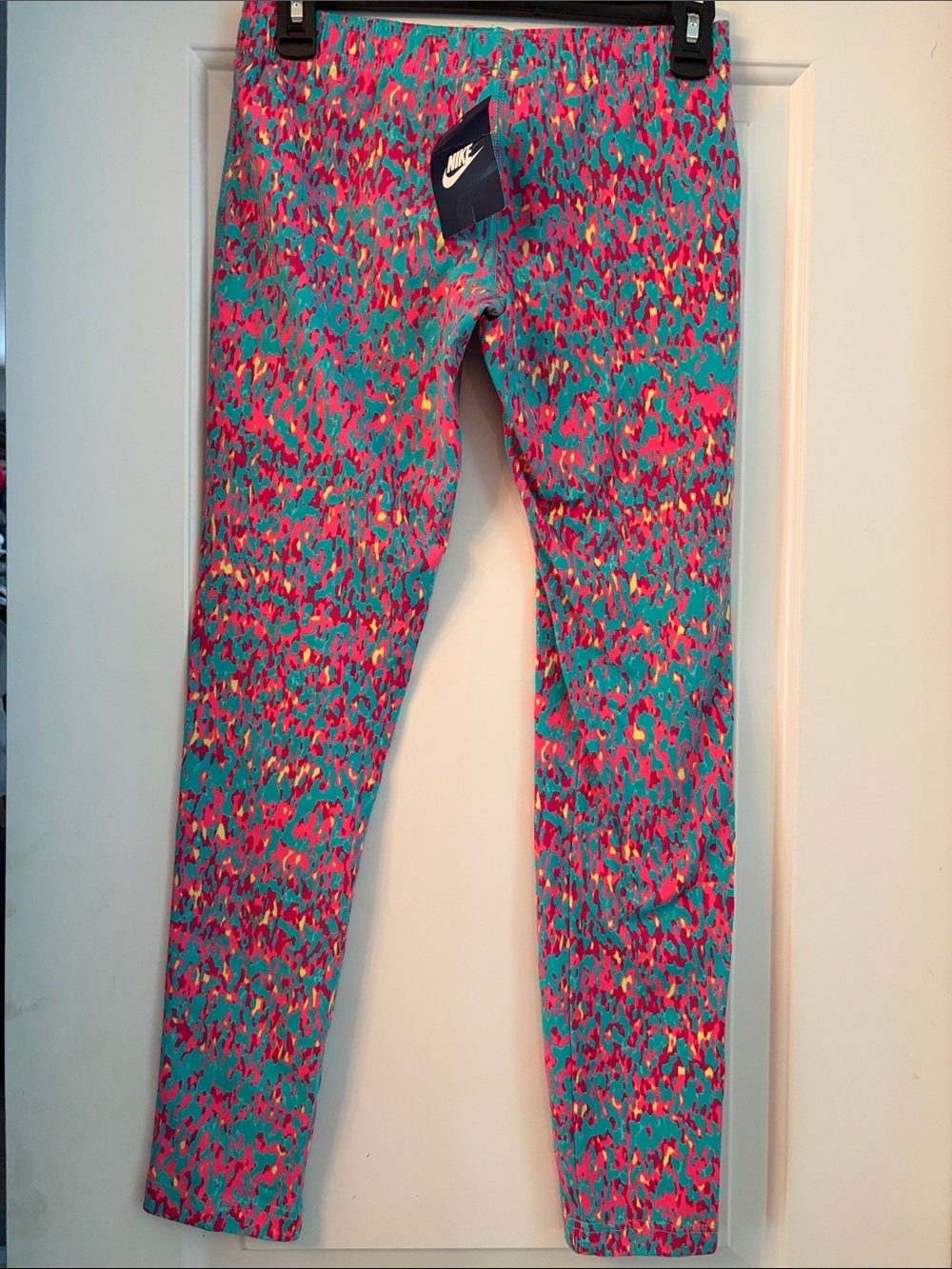 Nike Teal, Pink & Yellow Printed Joggers